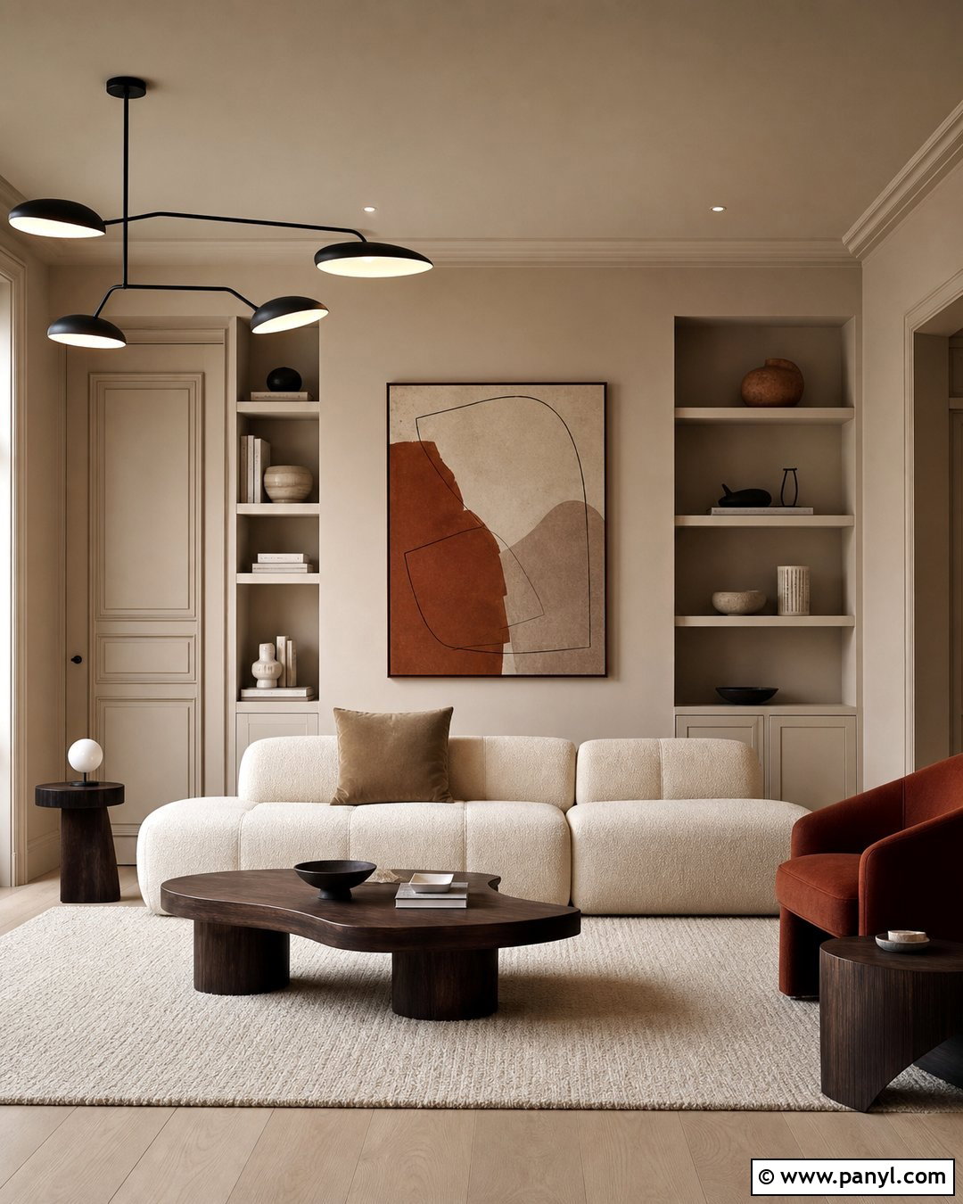 Beige Color Drenching for Modern Rooms - 20 Beige Wall Paint Sample Ideas