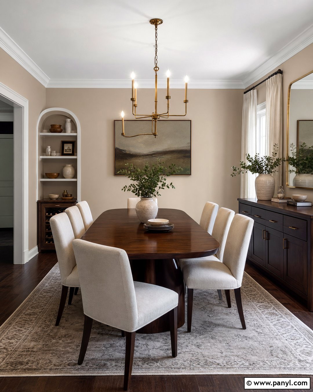 Beige Dining Room Walls - 35 Beige Wall Colour Ideas