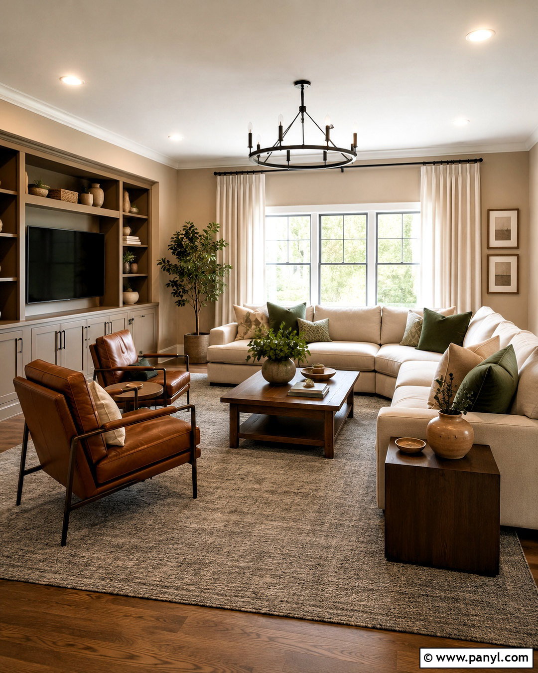 Beige Family Room Wall Color - 40 Room Wall Color Ideas