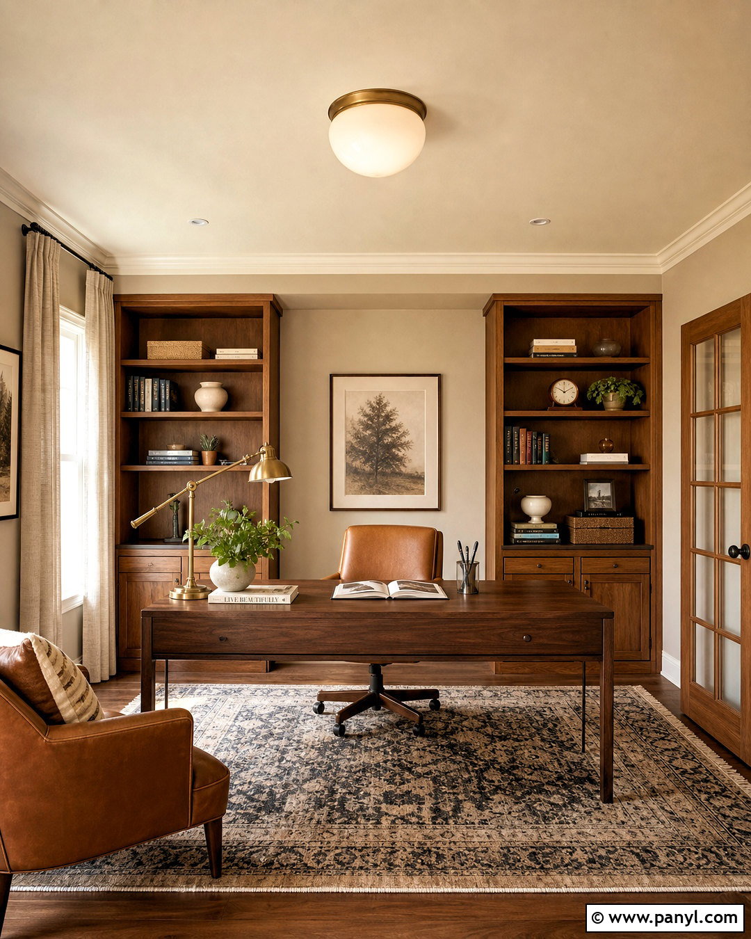 Beige Home Office Ceiling - 20 beige ceiling ideas