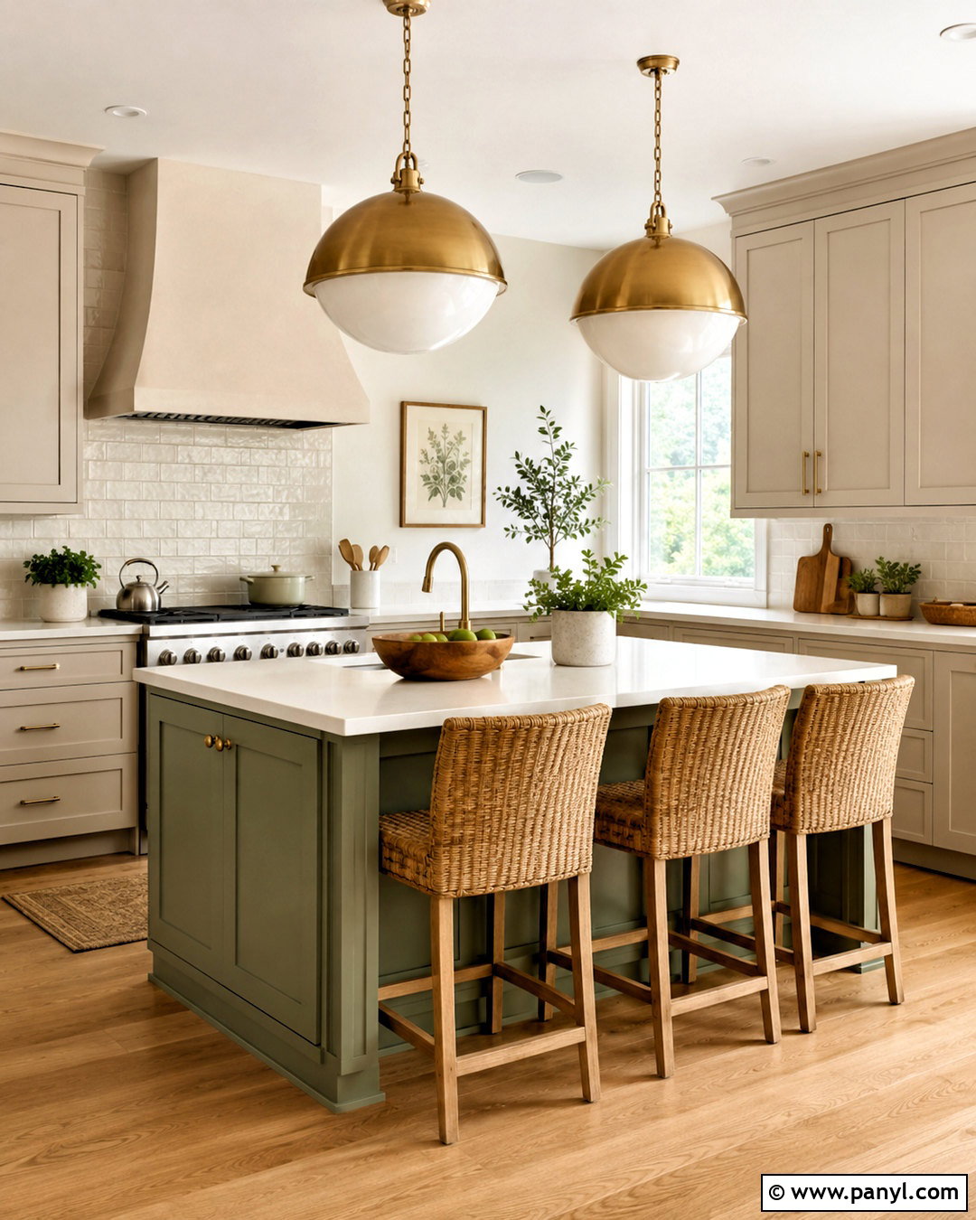 Beige Kitchen Cabinets With White Countertops - 20 beige colour kitchen ideas