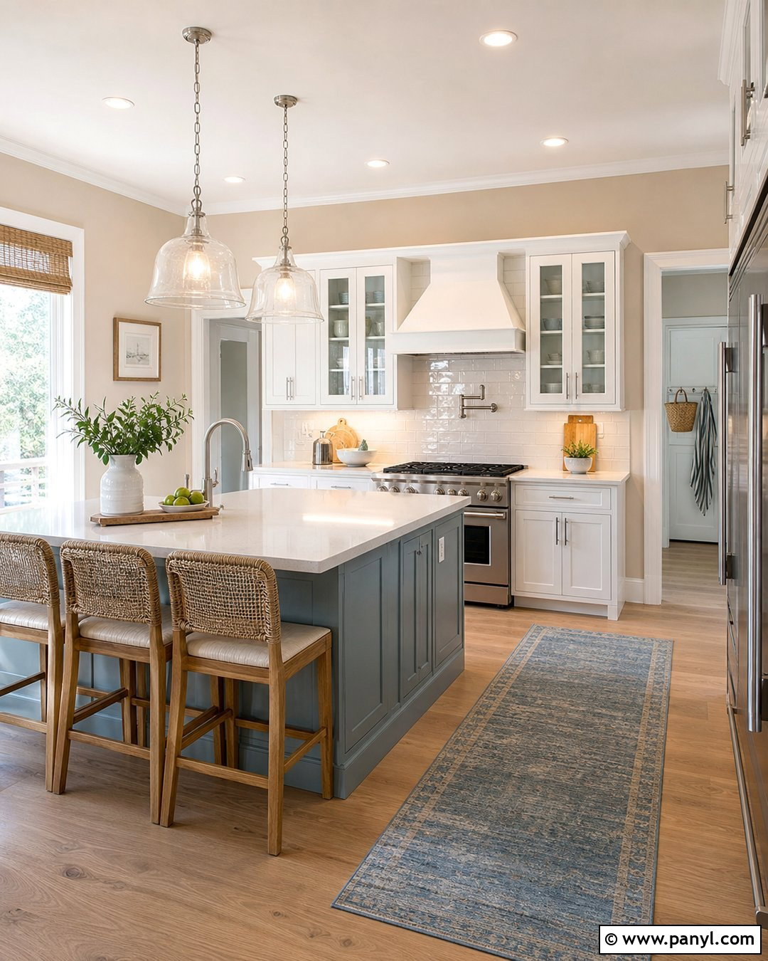 Beige Kitchen Walls In a Coastal Kitchen - 35 beige kitchen walls