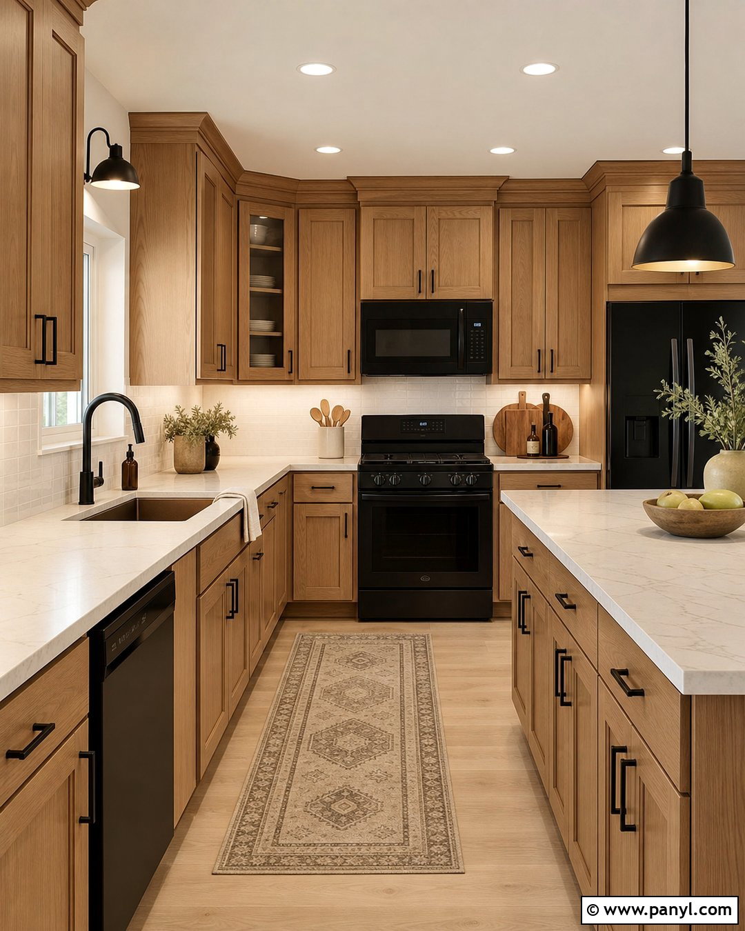 Beige Kitchen Walls With Black Appliances - 35 beige kitchen walls