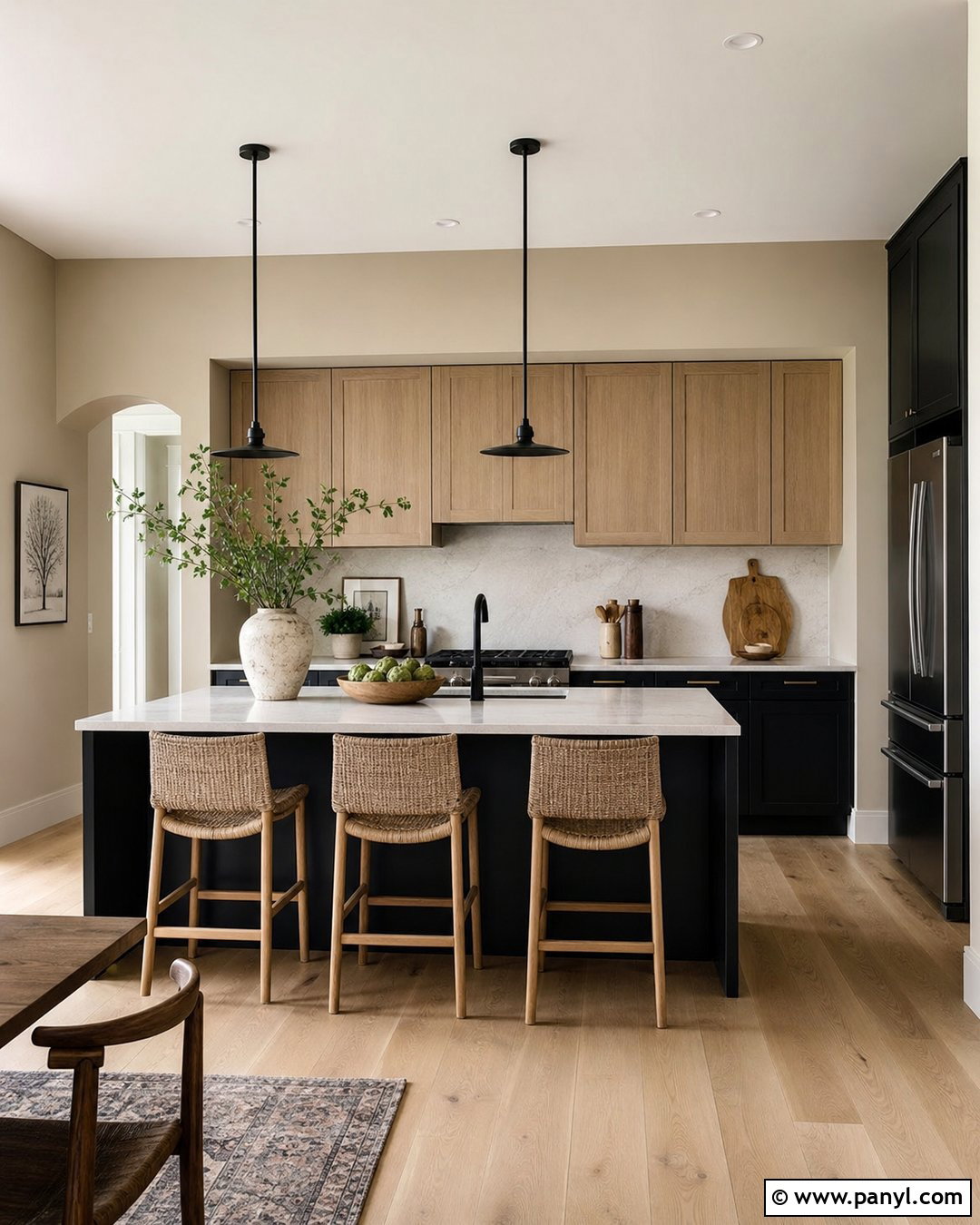 Beige Kitchen Walls With Black Cabinets - 35 beige kitchen walls