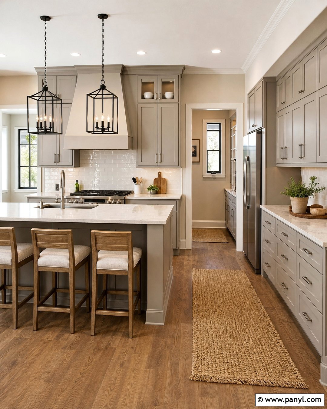 Beige Kitchen Walls With Gray Cabinets - 35 beige kitchen walls