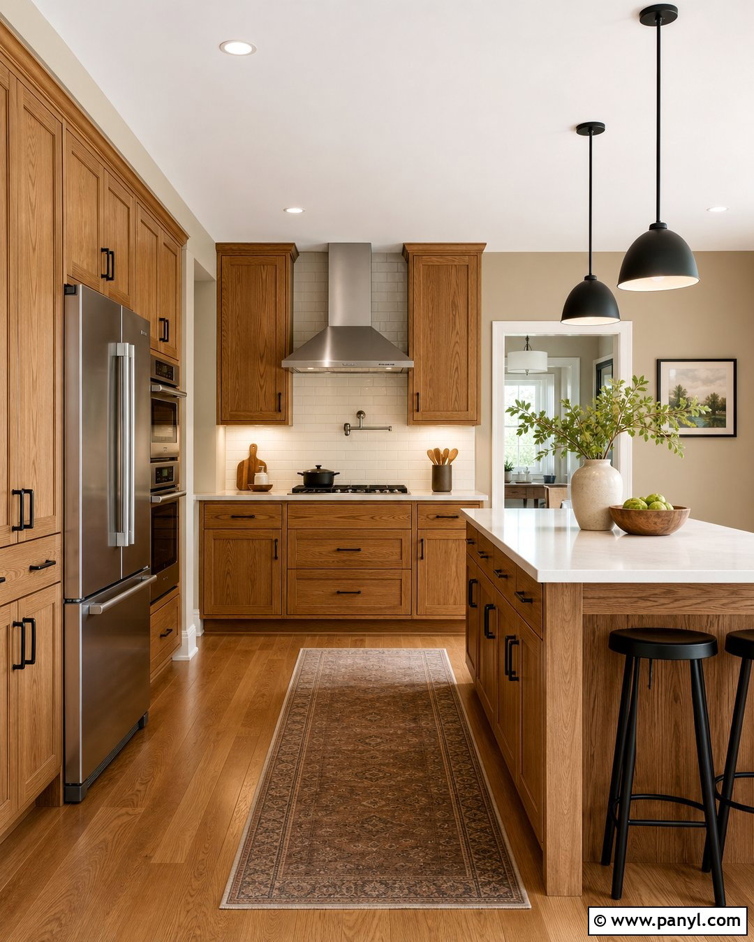 Beige Kitchen Walls With Oak Cabinets - 35 beige kitchen walls