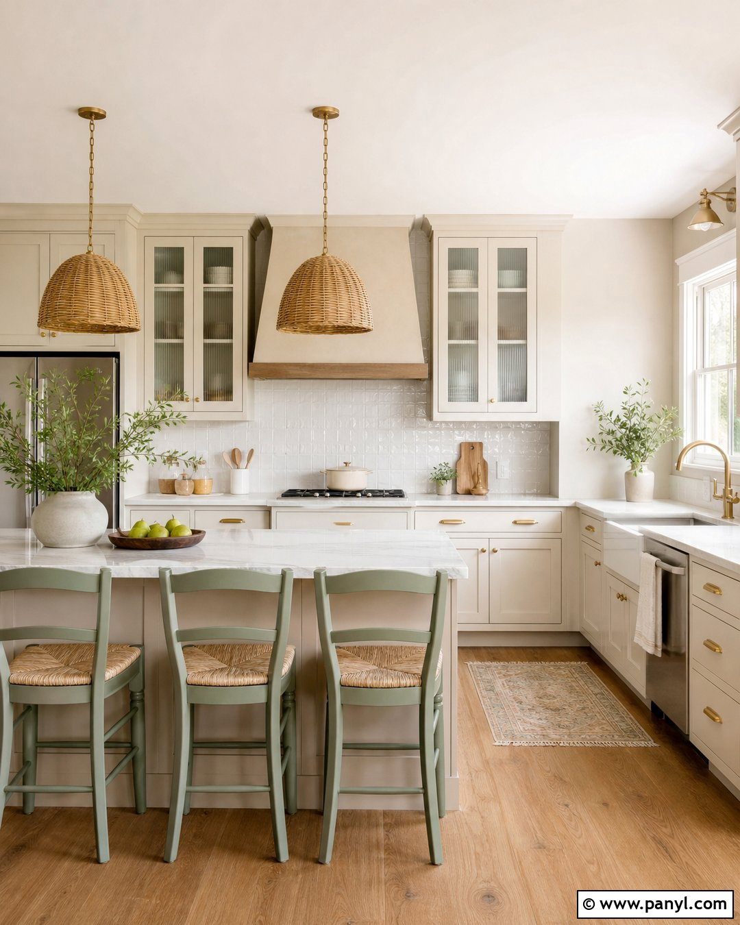 Beige Kitchen Walls With White Appliances - 35 beige kitchen walls
