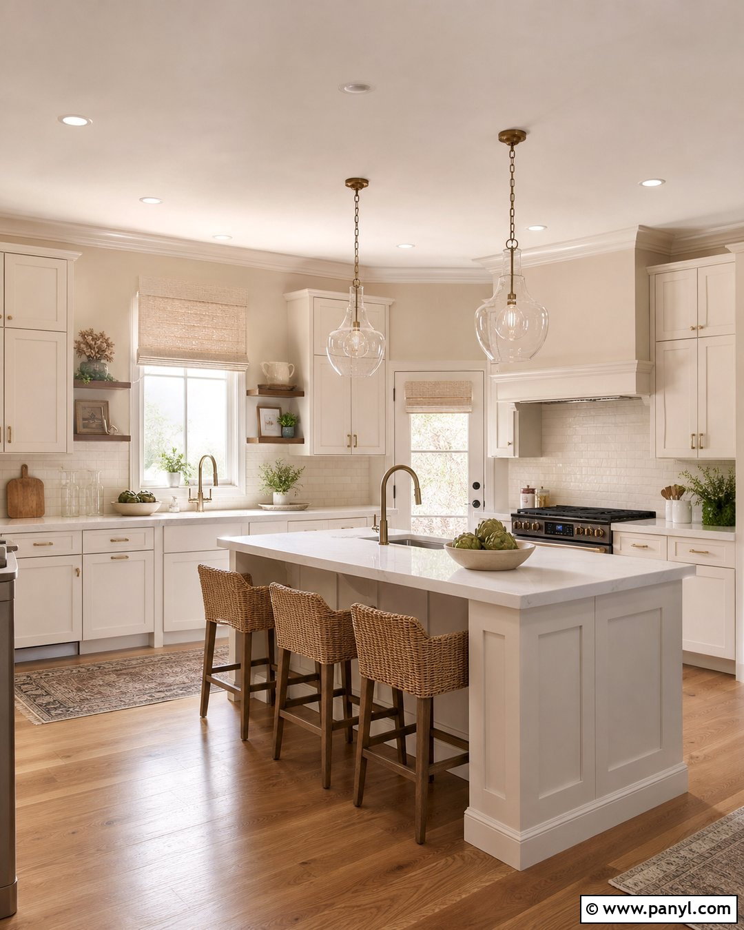 Beige Kitchen Walls With White Cabinets - 35 beige kitchen walls