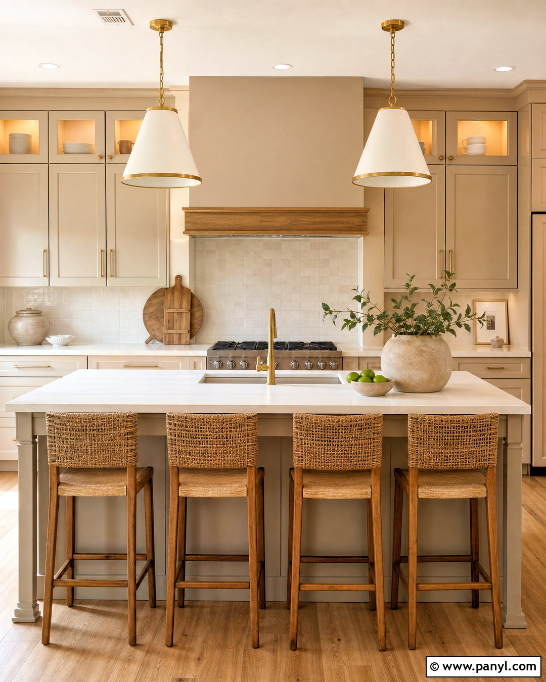 Beige Kitchen With Natural Stone - 20 beige colour room ideas