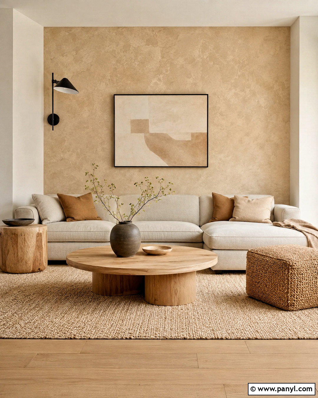 Beige Lime Wash Accent Wall - 20 beige lime wash ideas