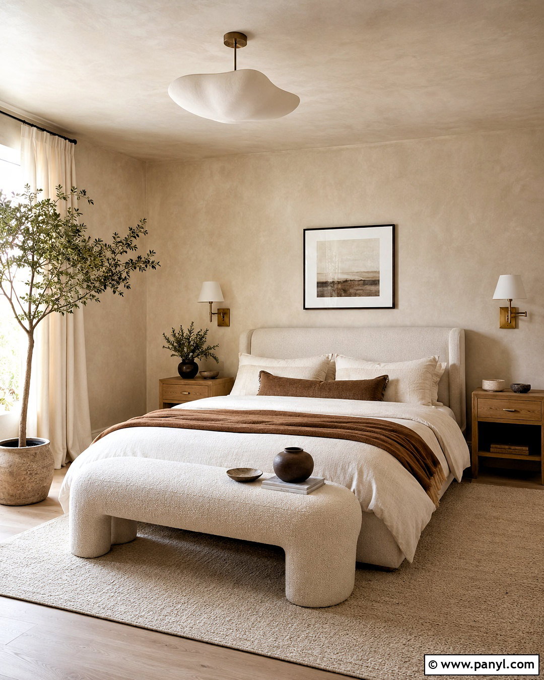 Beige Lime Wash Bedroom - 20 beige lime wash ideas