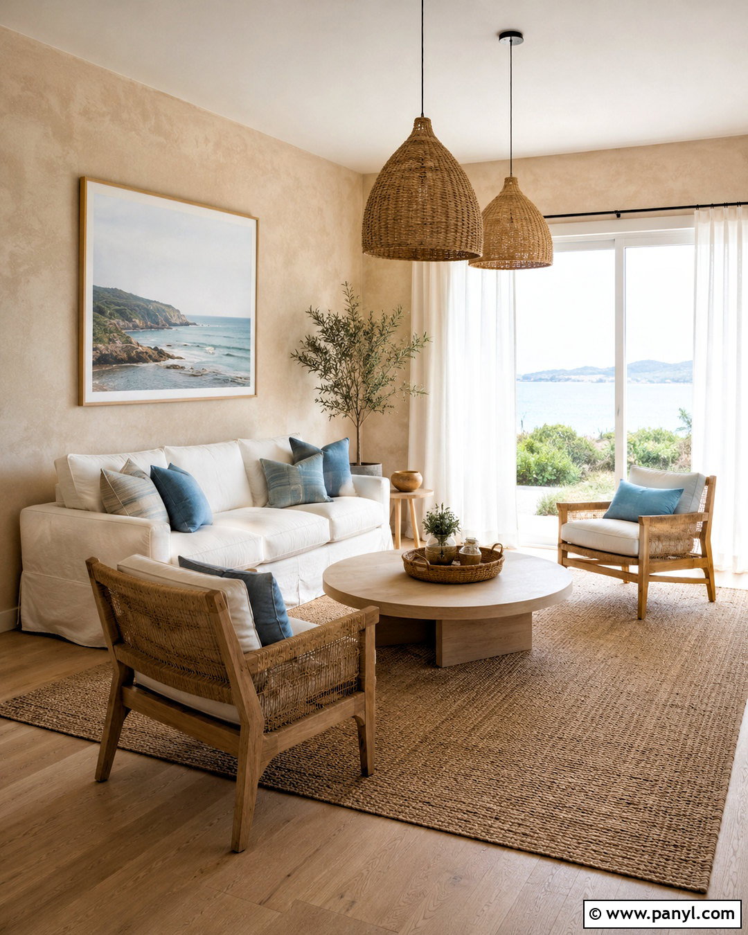 Beige Lime Wash Coastal Room - 20 beige lime wash ideas