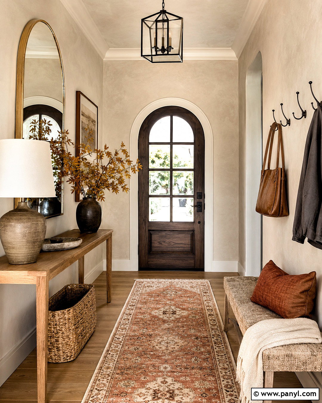 Beige Lime Wash Entryway - 20 beige lime wash ideas