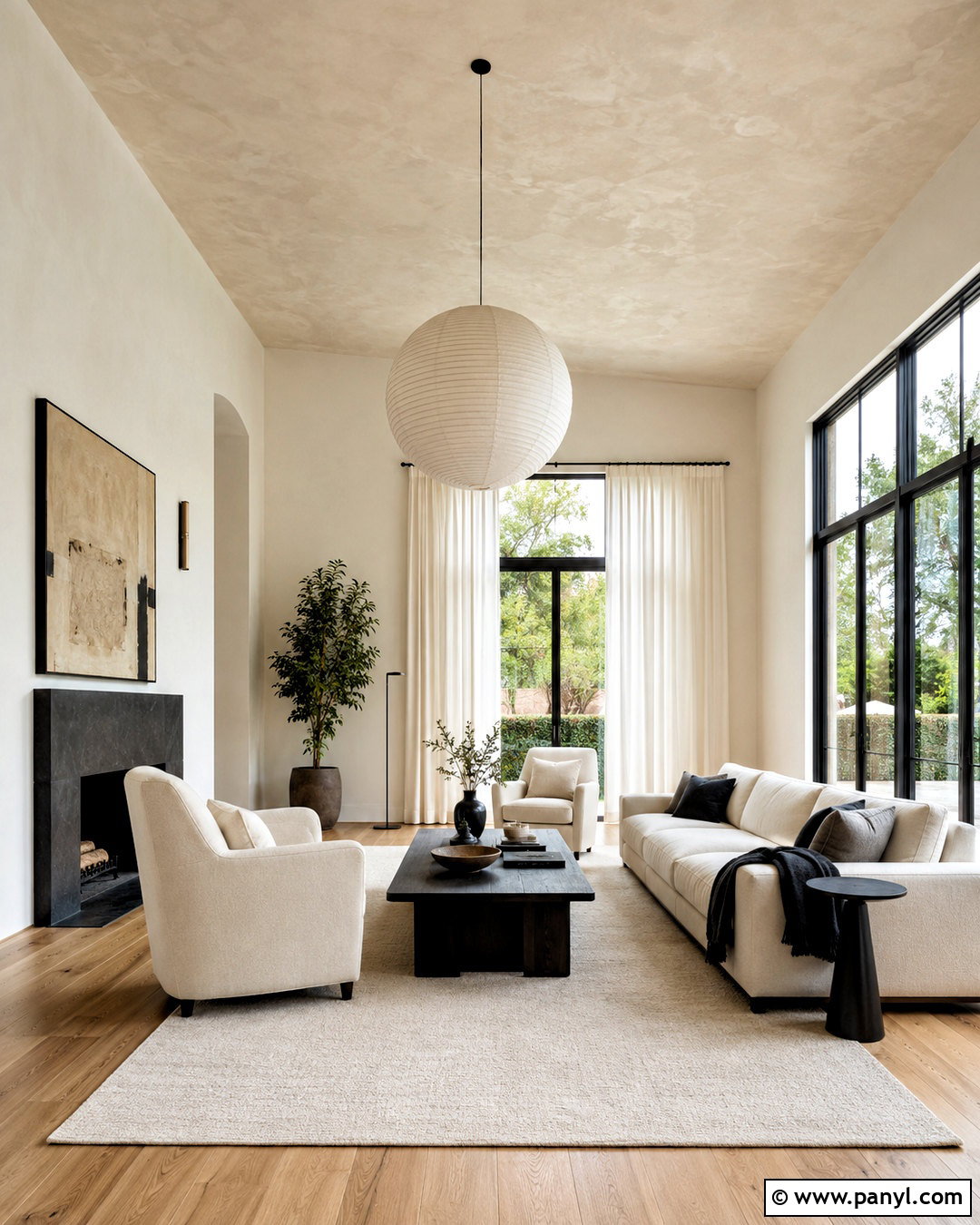 Beige Limewash Ceiling - 40 Beige Limewash Walls