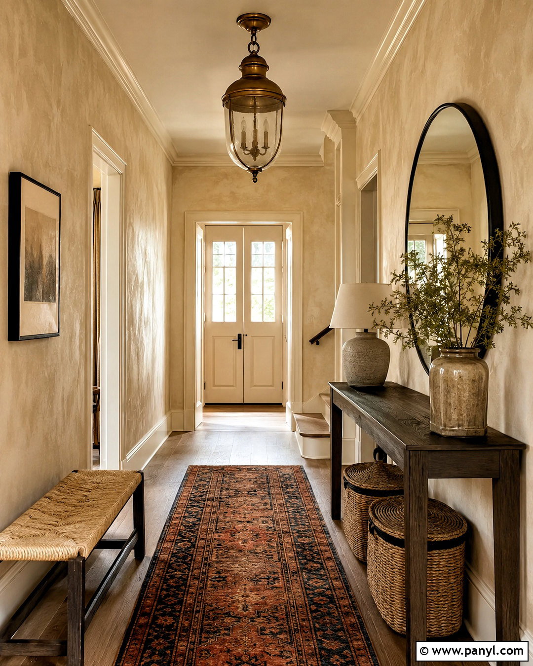Beige Limewash Entryway - 40 Beige Limewash Walls