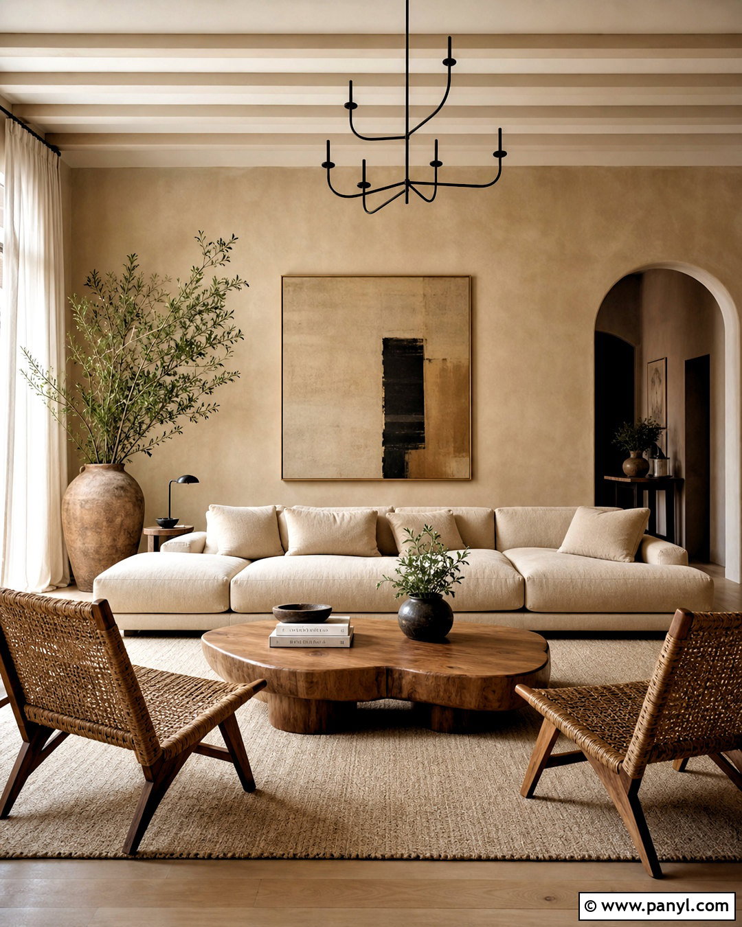 Beige Limewash Living Room Walls - 20 room ideas paint walls