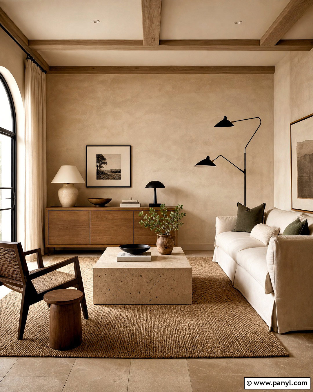 Beige Limewash Living Room Walls - 20 home wall painting ideas living rooms