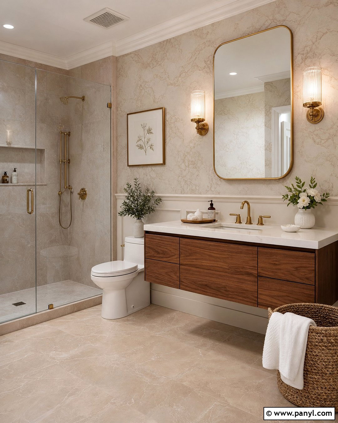 Beige Marble Wallpaper Bathroom - 30 neutral colors wallpaper ideas