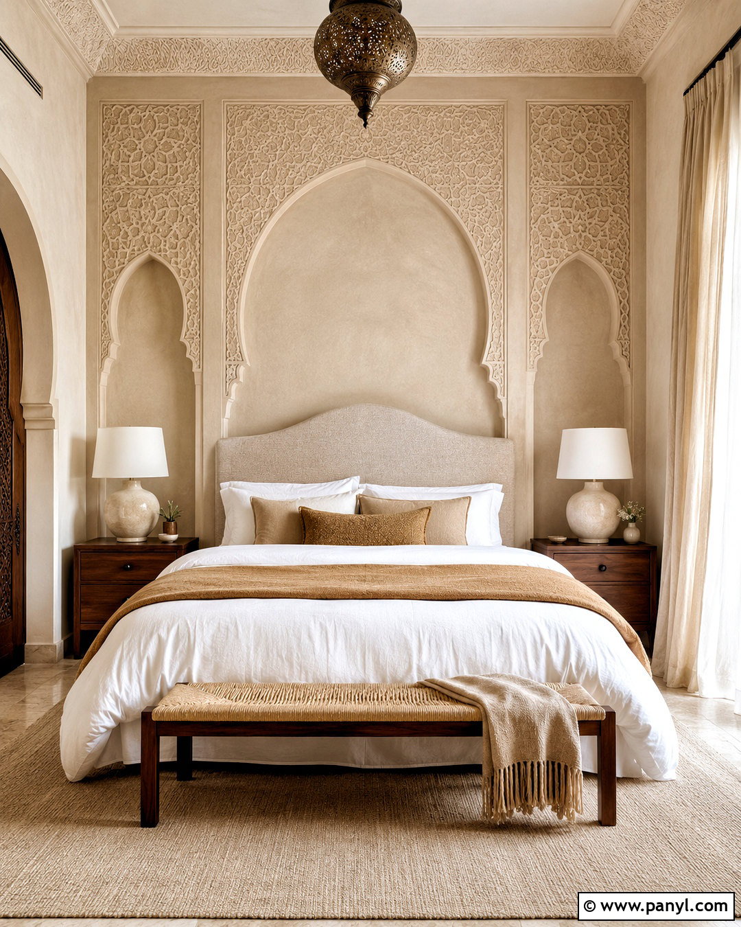 Beige Moroccan Plaster Wallpaper - 20 moroccan aesthetic wallpaper ideas