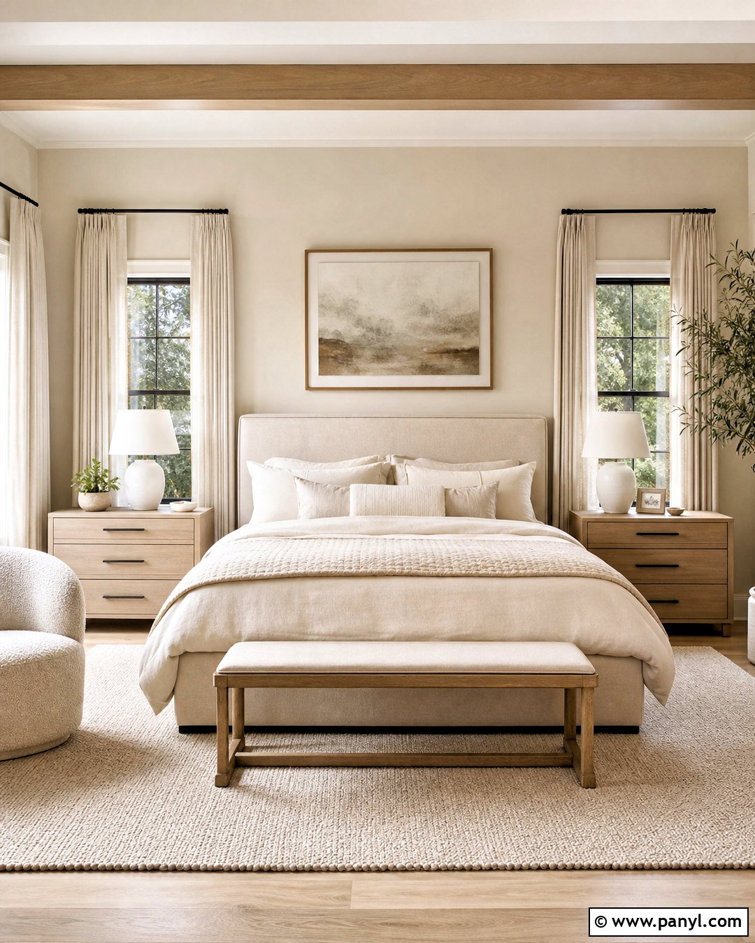 Beige Neutral Bedroom - 20 neutral interior design ideas