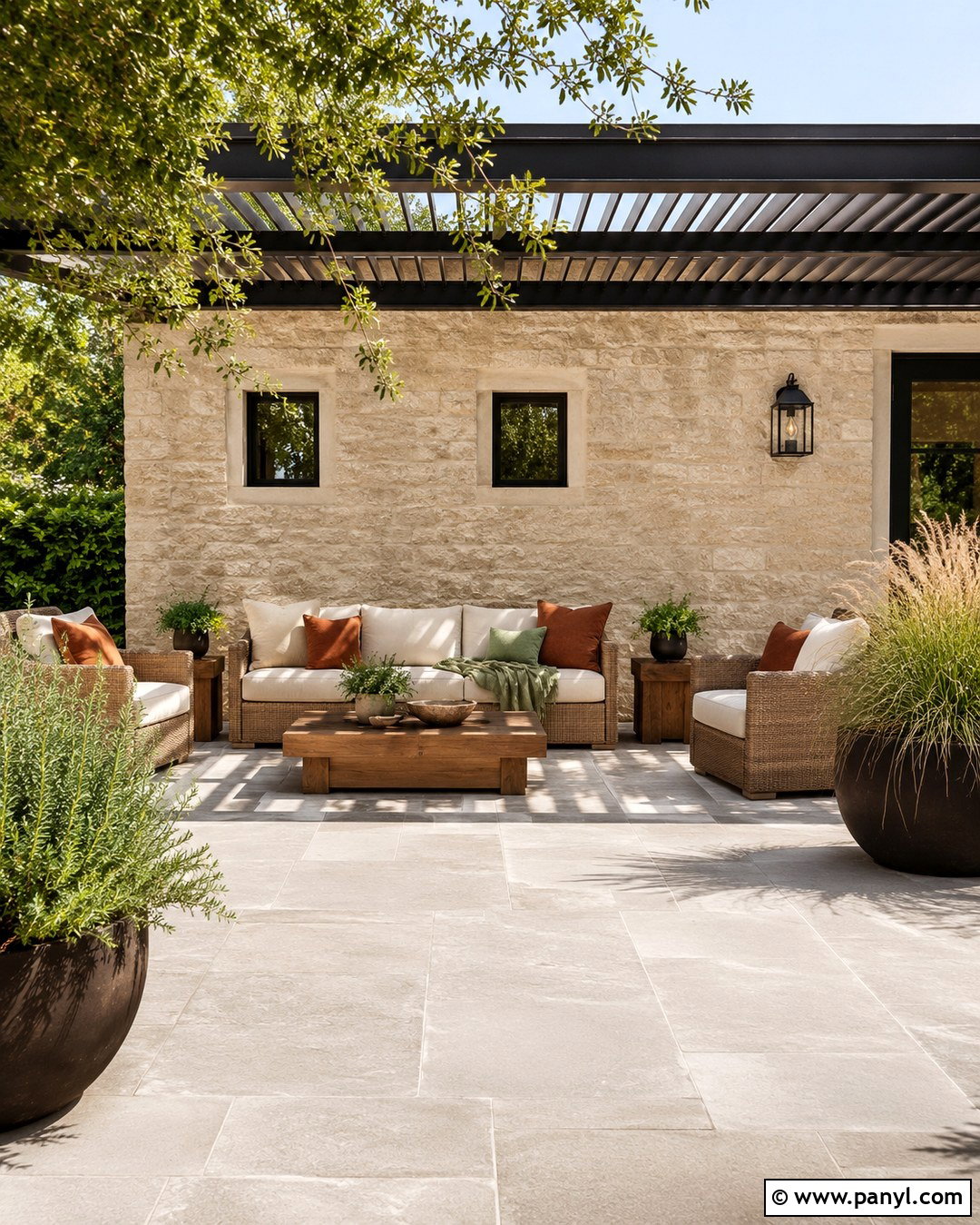 Beige Patio Wall - 20 Patio Wall Color Ideas