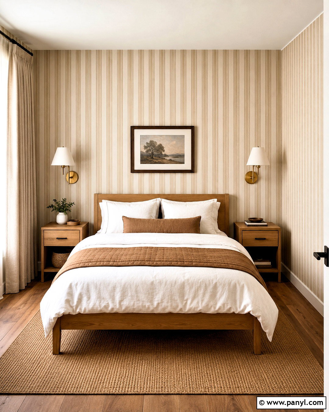 Beige Striped Wallpaper - 20 cute neutral wallpapers
