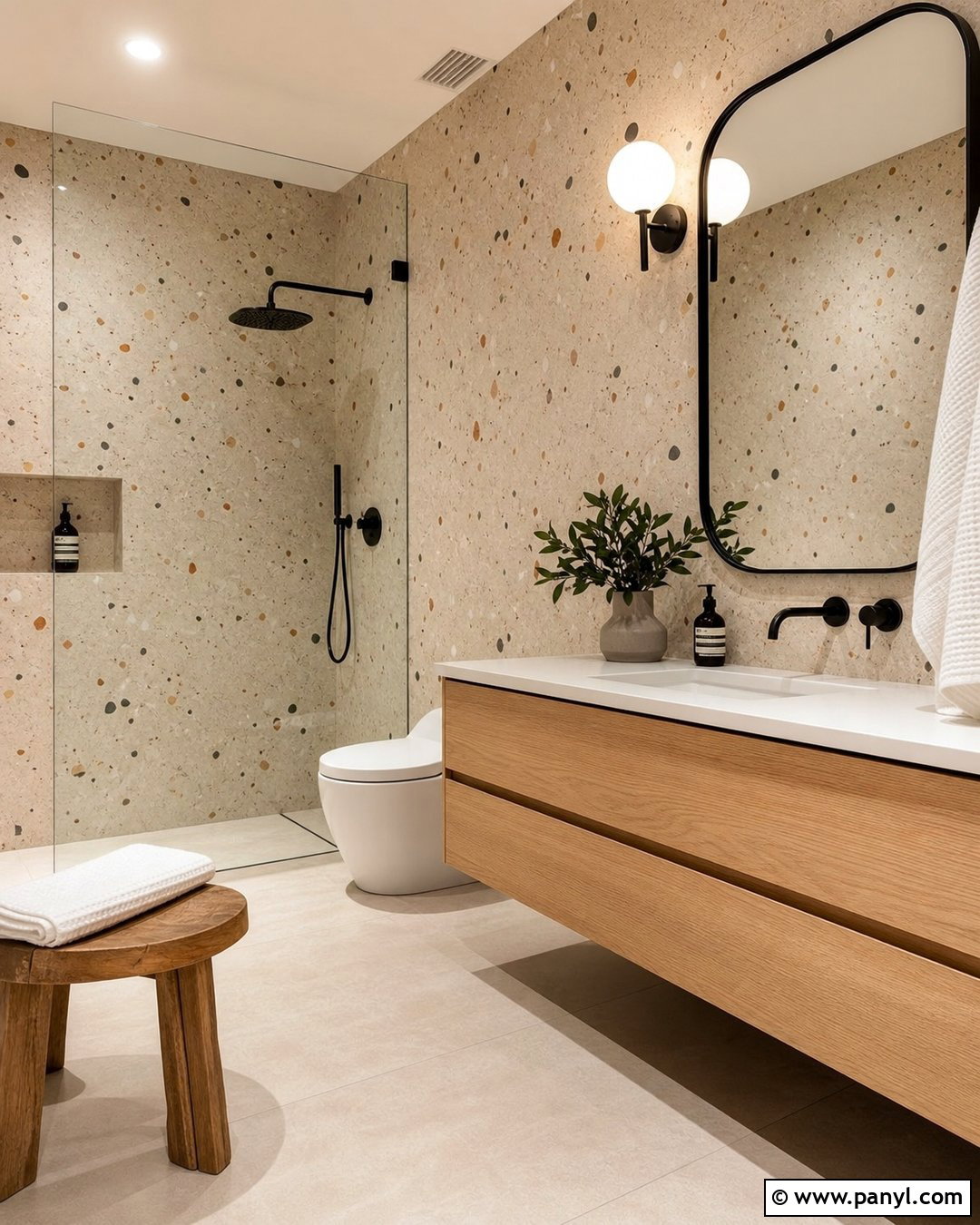 Beige Terrazzo Wall Texture - 45 Beige Wall Texture Ideas