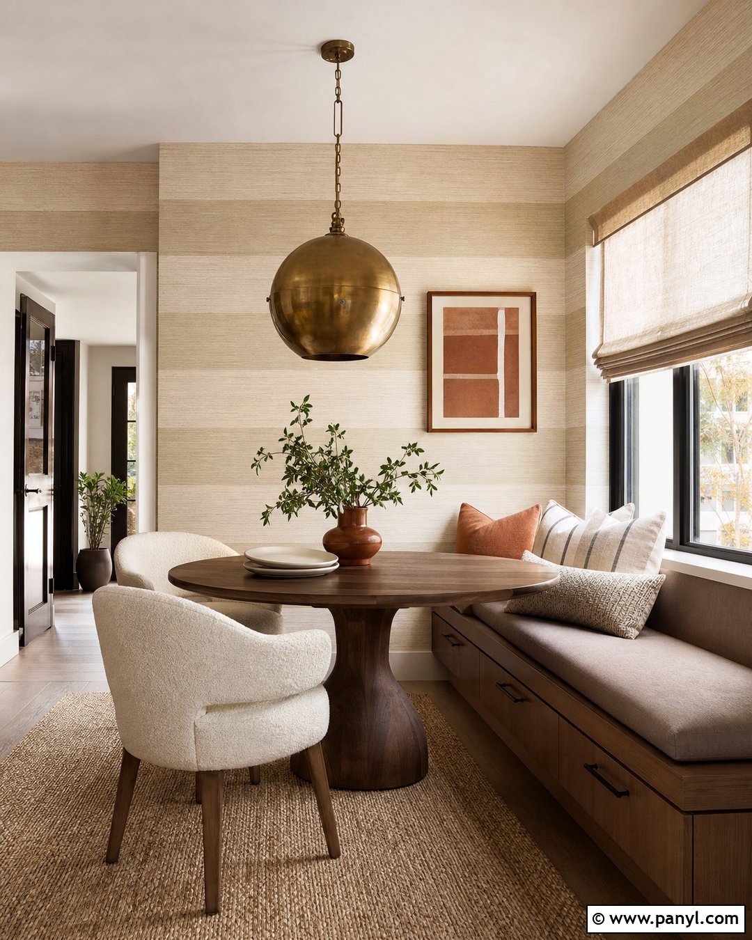 Beige Textured Stripe Wall - 45 Beige Wall Texture Ideas
