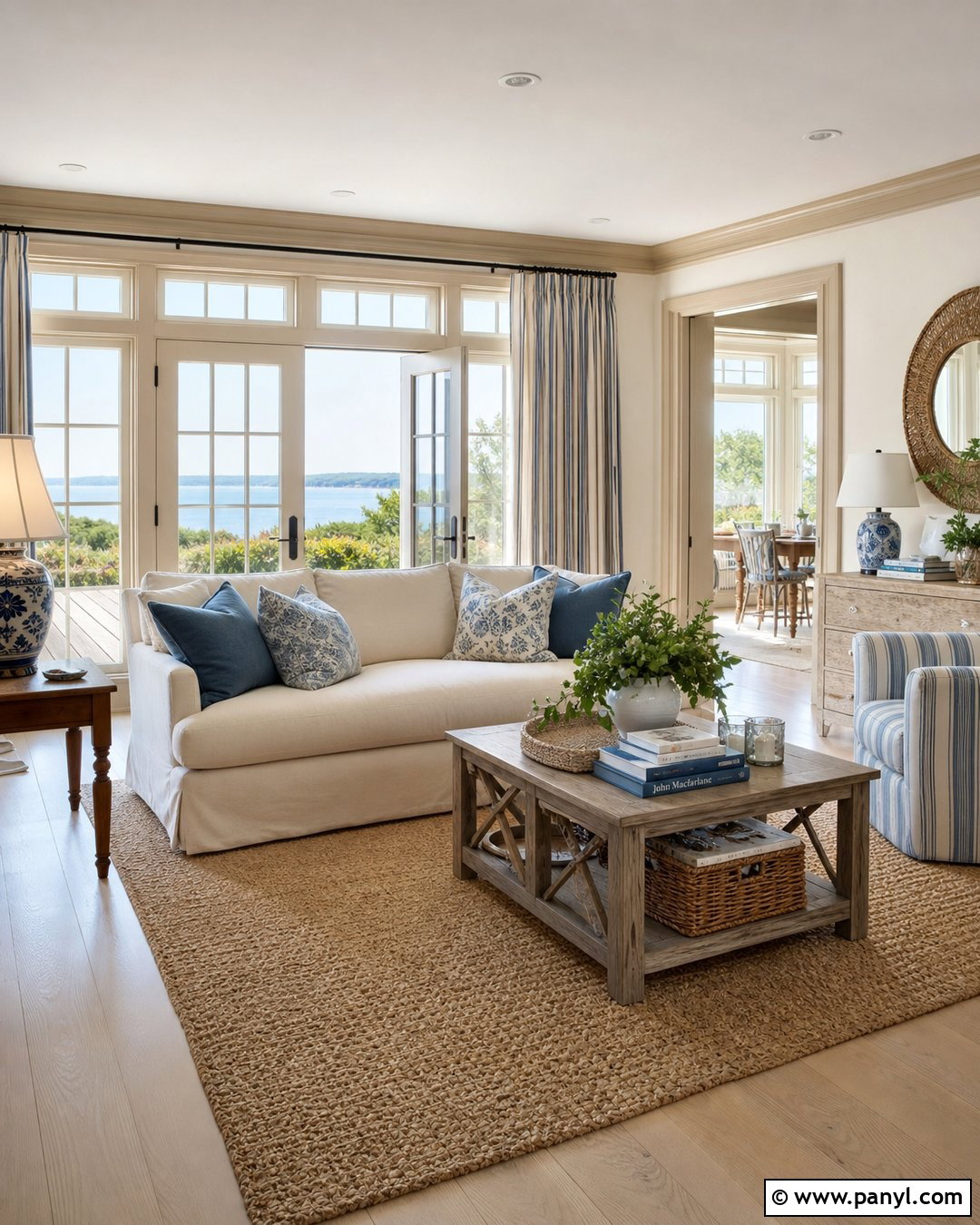 Beige Trim With White Walls - 25 White Wall Colored Trim Ideas