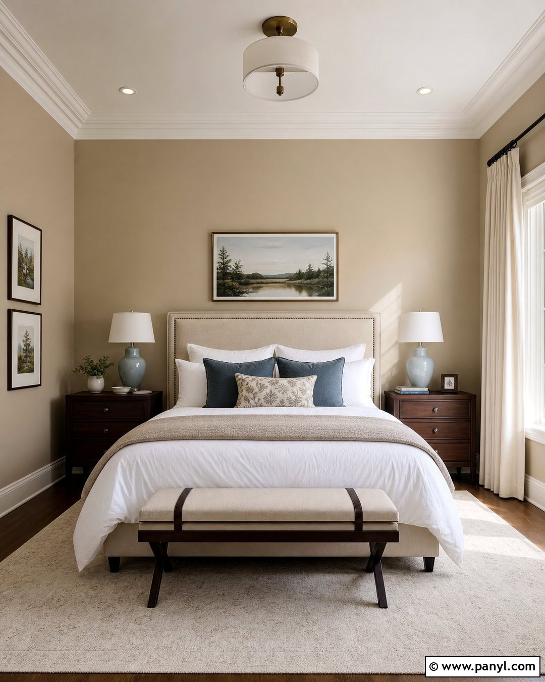 Beige Wall Guest Bedroom - 35 beige colour wall ideas