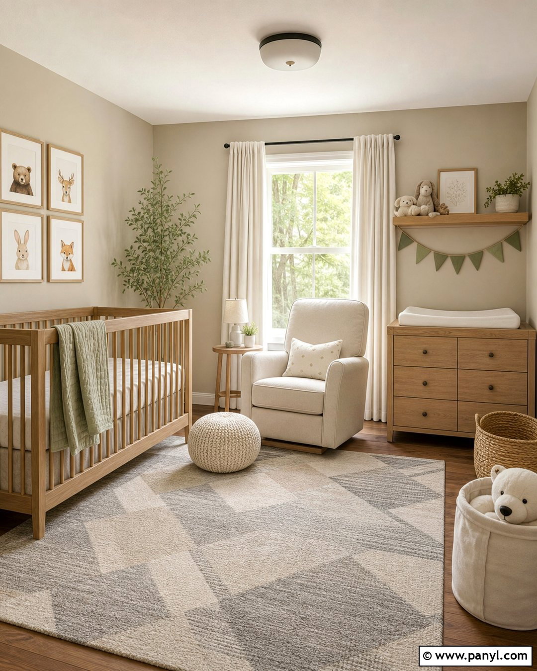 Beige Wall Nursery - 35 beige colour wall ideas