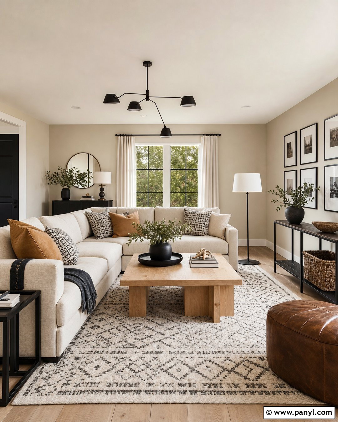 Beige Wall Paint With Black Accents - 30 Beige Colour Wall Paint Ideas