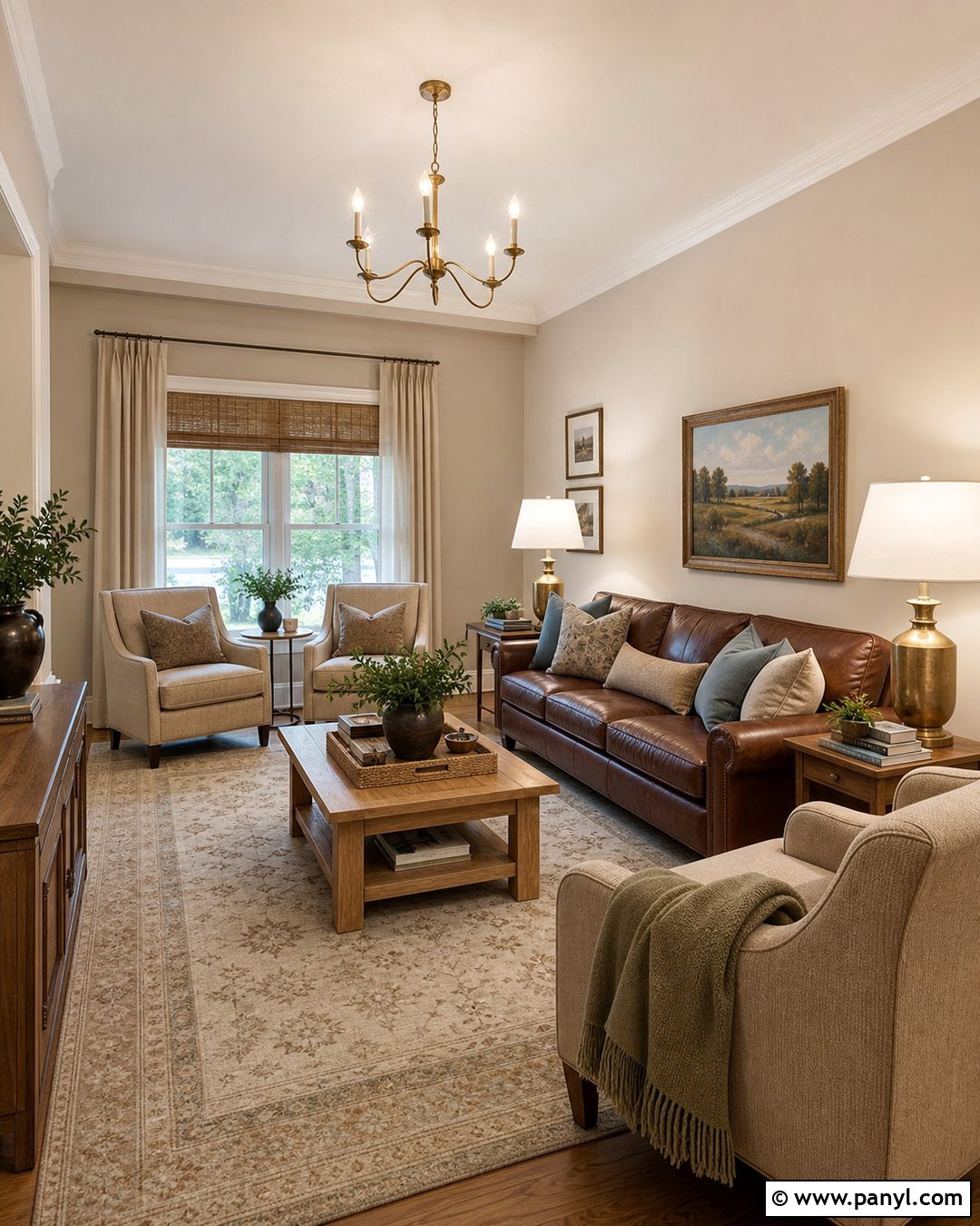 Beige Wall Paint With Brown Furniture - 20 Beige Wall Paint Sample Ideas