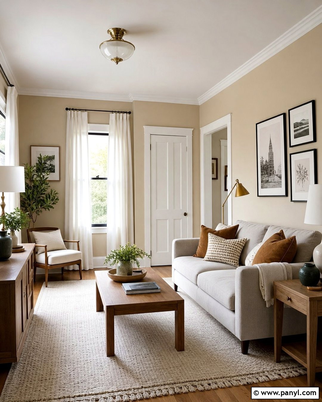 Beige Wall Paint With White Trim - 20 Beige Wall Paint Sample Ideas