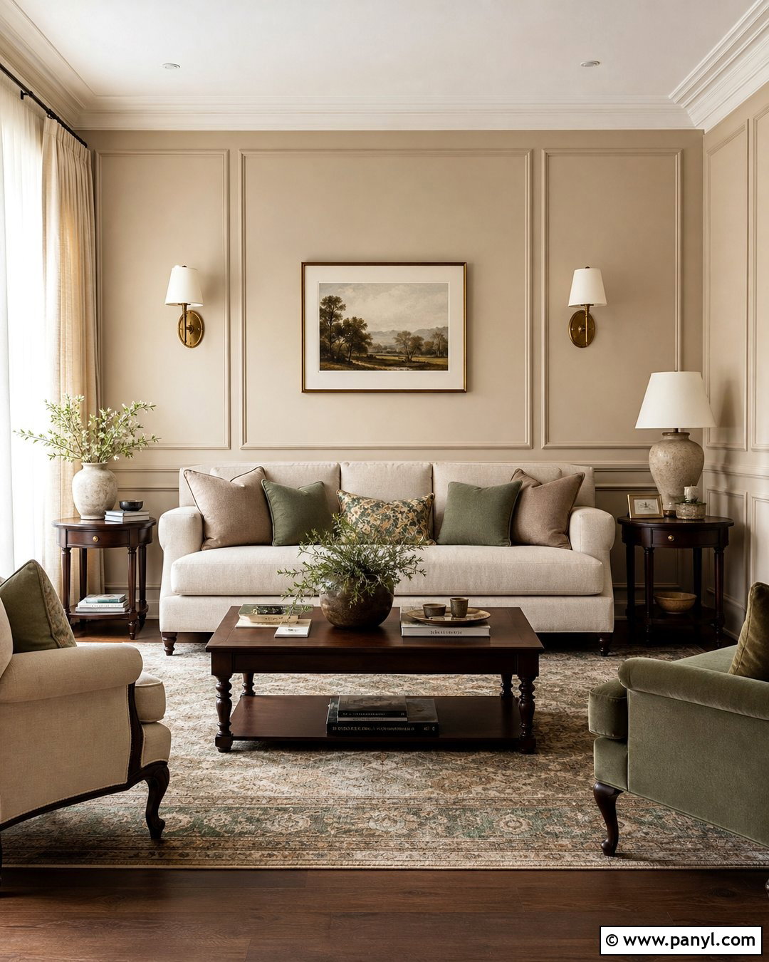 Beige Wall Paneling - 35 Beige Wall Colour Ideas