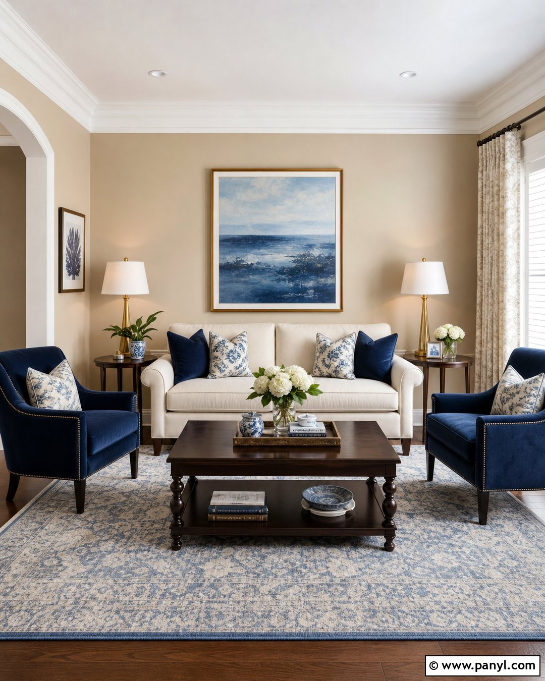 Beige Wall With White Trim - 35 beige colour wall ideas