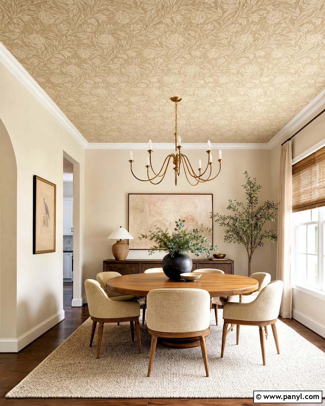 Beige Wallpaper Ceiling - 20 beige ceiling ideas