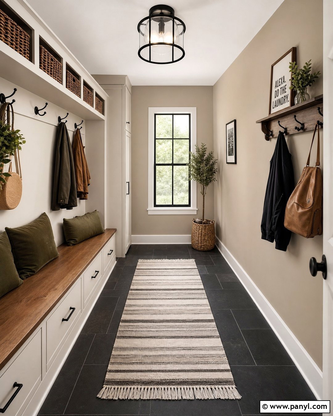 Beige Walls In Mudroom - 50 beige wall ideas