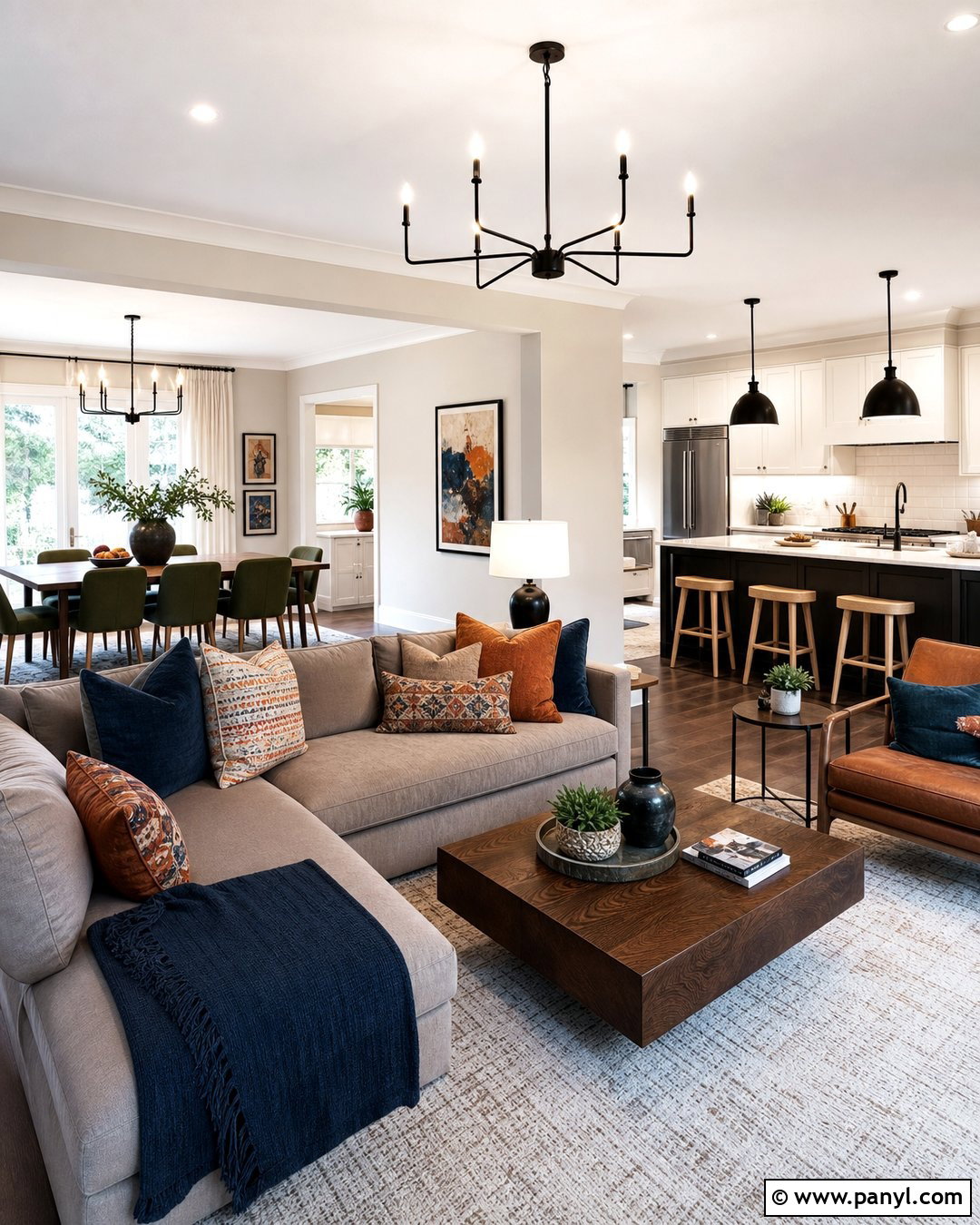 Beige Walls In Open Floor Plan - 50 beige walls