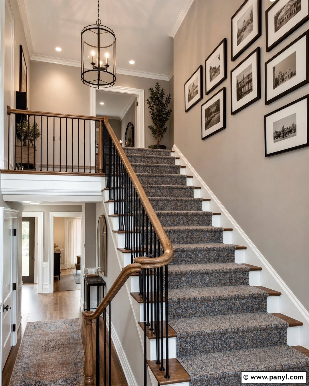 Beige Walls On Staircase - 50 beige wall ideas