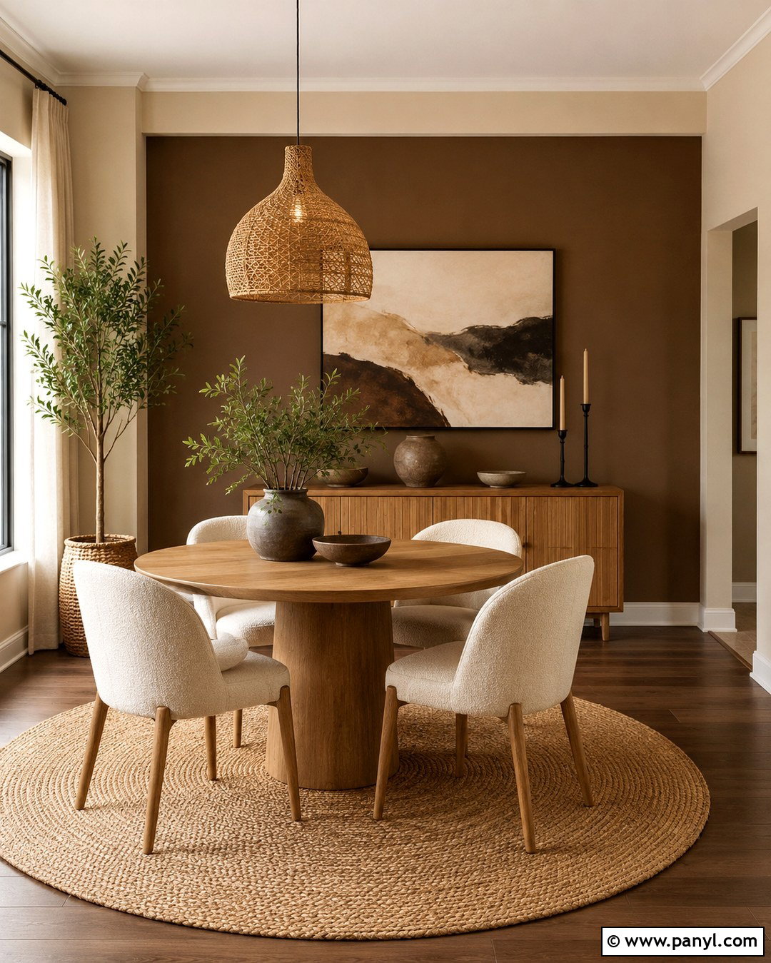 Beige Walls With A Brown Accent Wall - 20 Brown And Beige Walls