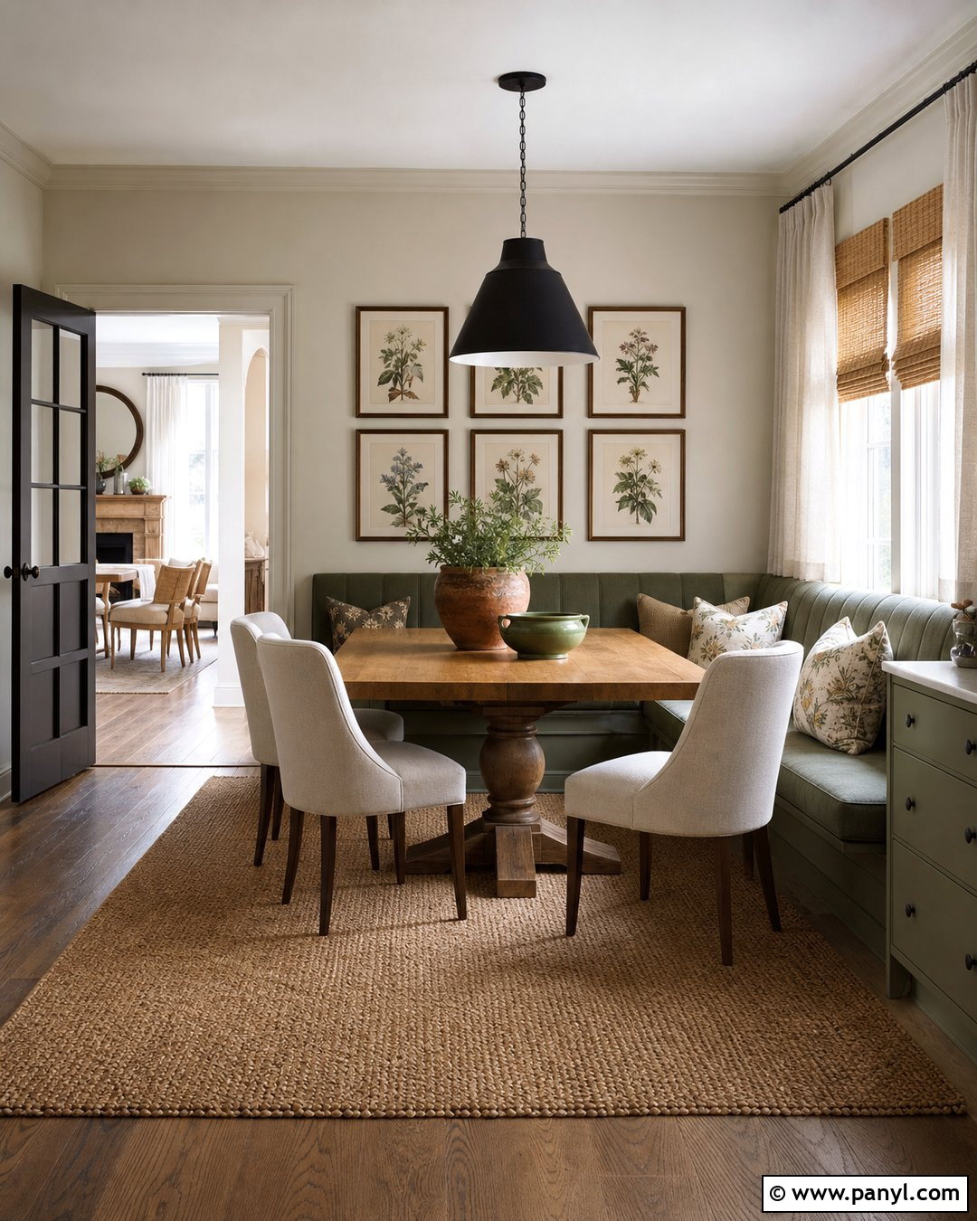 Beige Walls With Botanical Prints - 50 beige walls