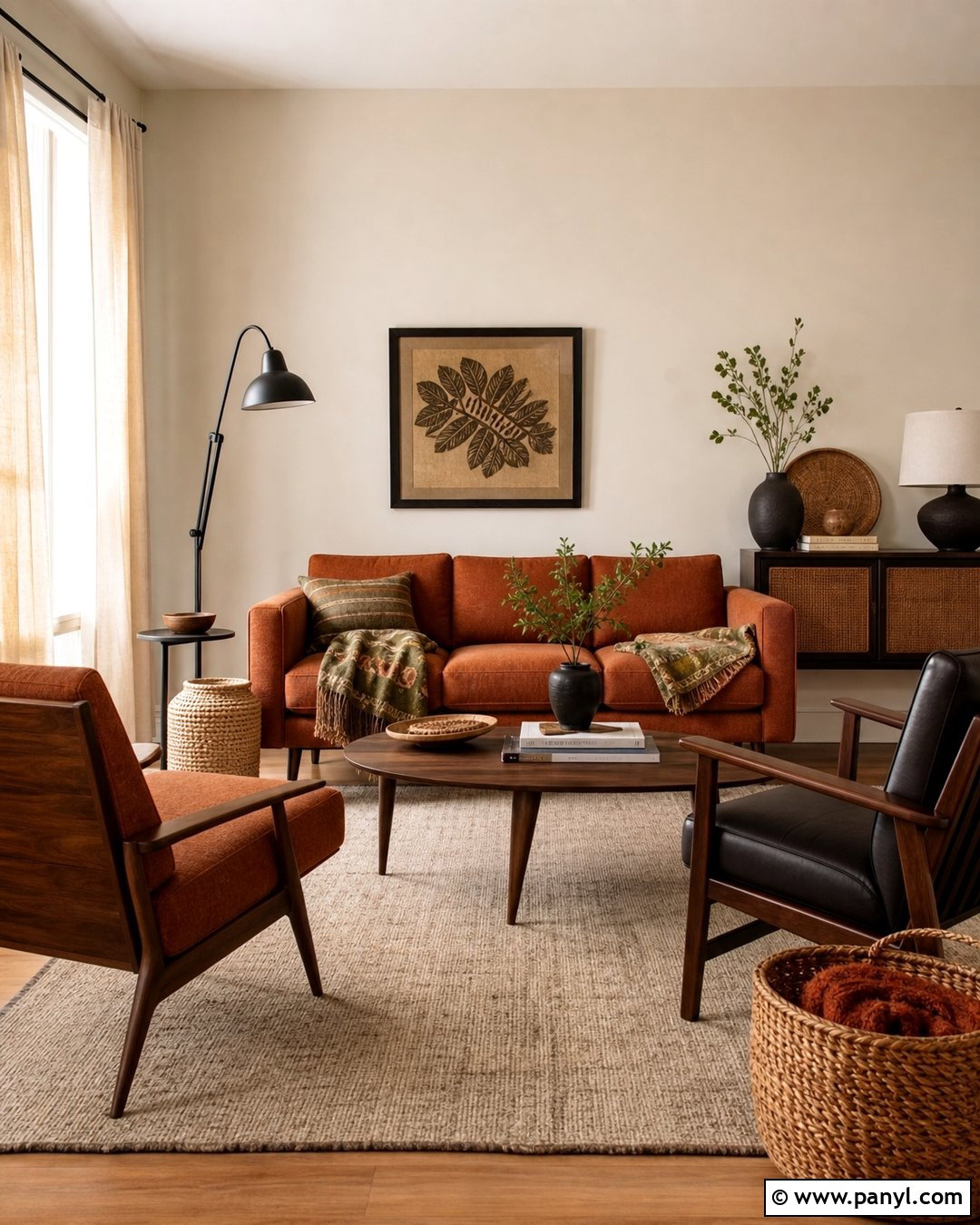 Beige Walls With Burnt Orange - 25 Beige Wall Color Palette Ideas