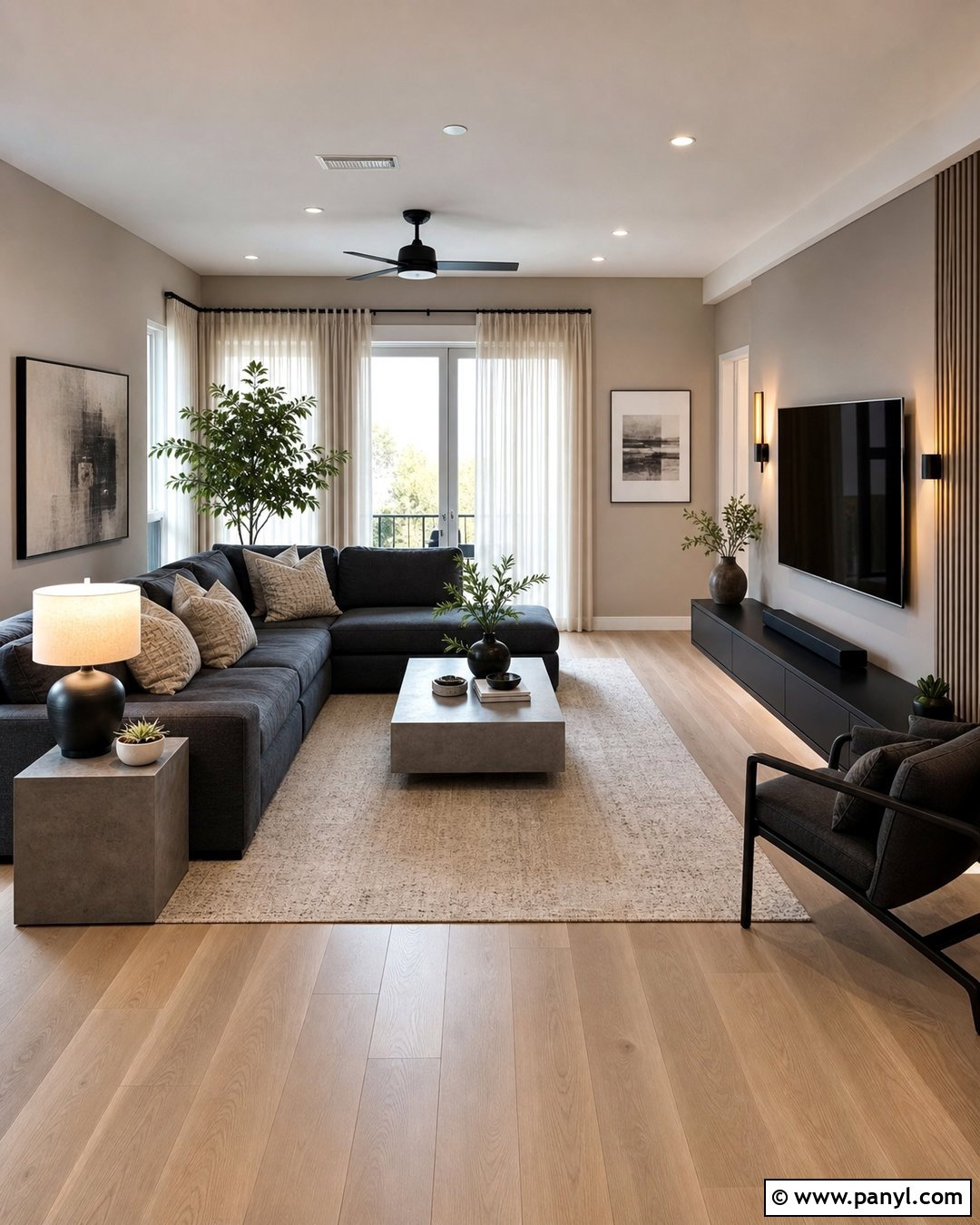Beige Walls With Charcoal Gray - 25 Beige Wall Color Palette Ideas