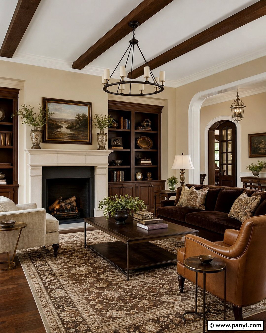 Beige Walls With Chocolate Brown - 25 Beige Wall Color Palette Ideas