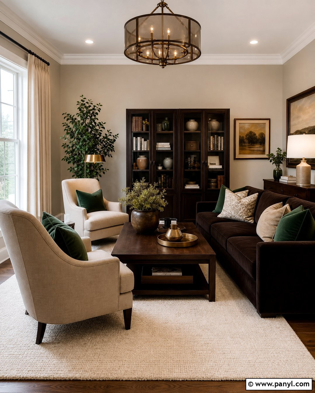 Beige Walls With Chocolate Brown Furniture - 35 Beige Wall Colour Ideas