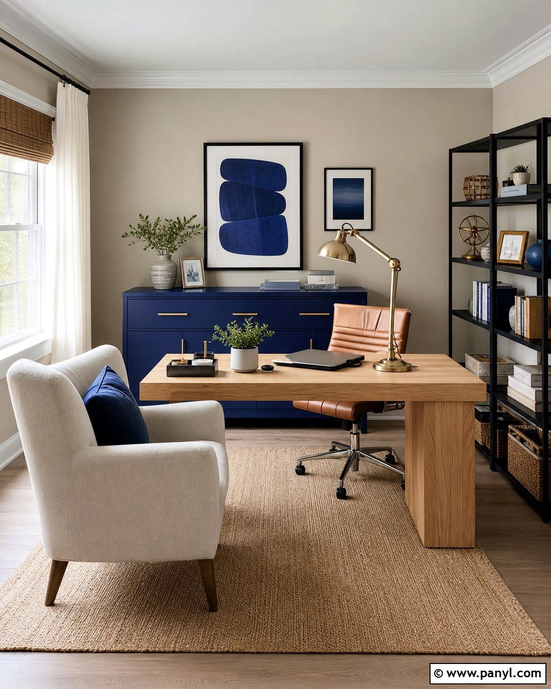 Beige Walls With Cobalt Blue - 25 Beige Wall Color Palette Ideas
