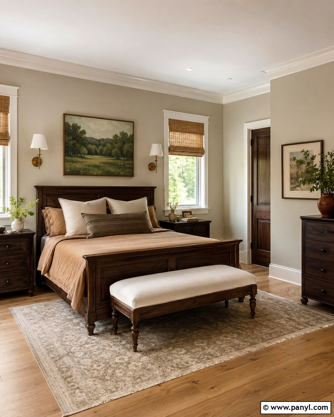 Beige Walls With Cream Baseboards - 20 Wall And Baseboard Color Combinations