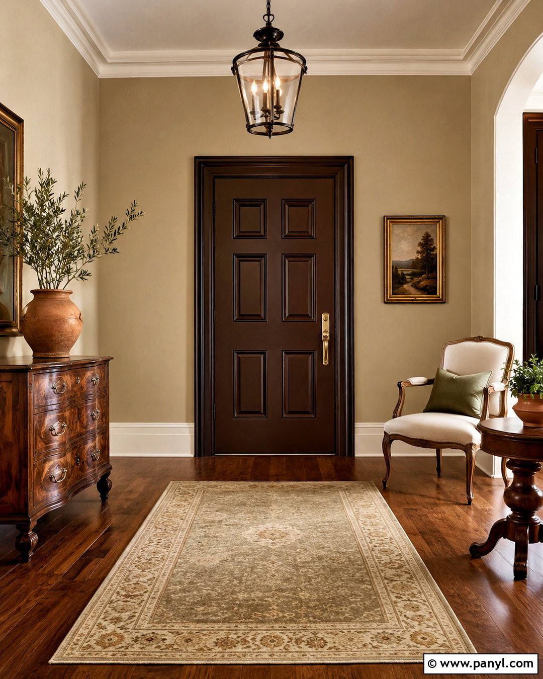Beige Walls With Dark Brown Doors - 35 Wall And Door Color Combination Ideas