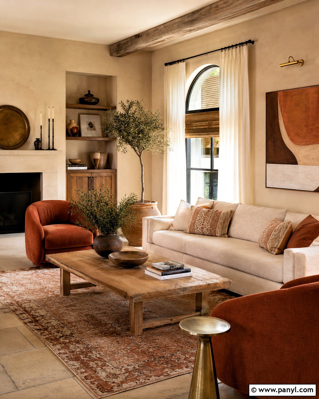 Beige Walls With Dark Brown Furniture - 20 beige walls living room decor ideas